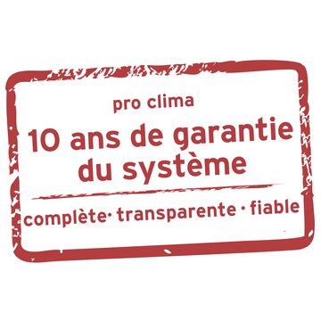 Label "garantie du système"