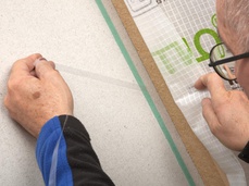 3. Détacher le papier transfert
